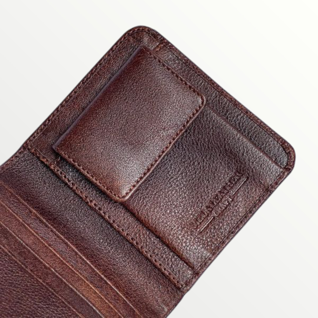 Mini Bifold Wallet (Brown)