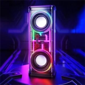 V8 Transparent 10W RGB Colorful lights Bluetooth Speaker