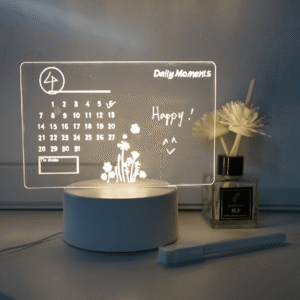 3D calendar lamp