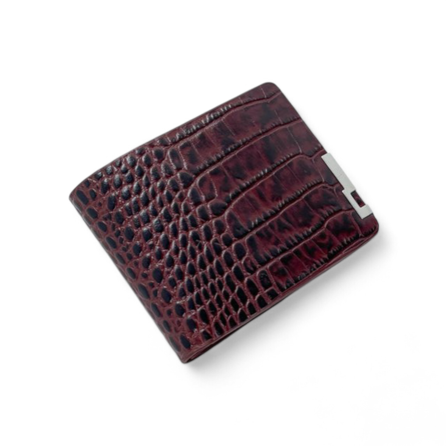 Alligator Bifold Wallet (Brown) - Image 4