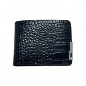 Alligator Bifold Wallet (Black)